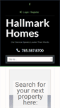 Mobile Screenshot of hallmarkhomesrealestate.com